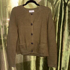 Olive Green Rihoas Cardigan